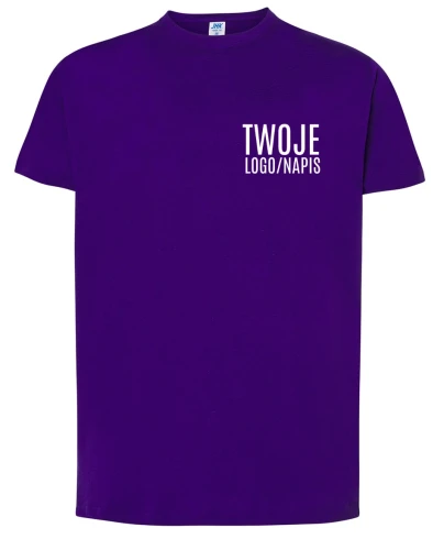 koszulka fioletowa z logiemy firmy .webp