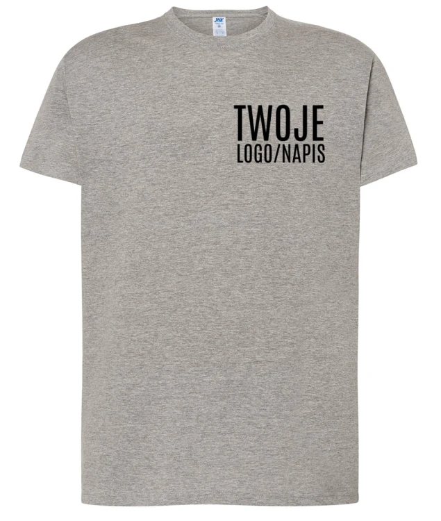Szara ksozulka zfirmowym logo dla pracowników .webp