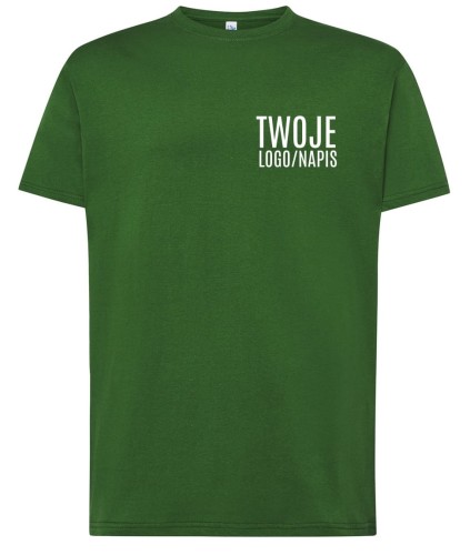 Zielona koszulka z lofirm twojej firmy - zielone koszulki promocyjne.jpg