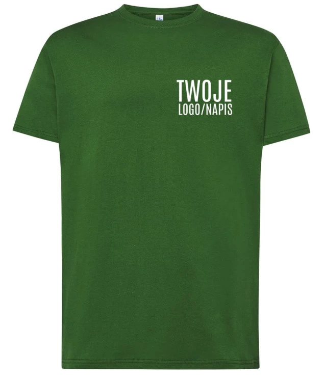 Zielona koszulka z lofirm twojej firmy - zielone koszulki promocyjne.jpg