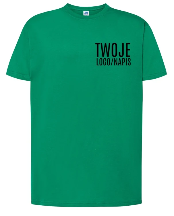 zielona koszulka robocza z logiem firmowym.webp