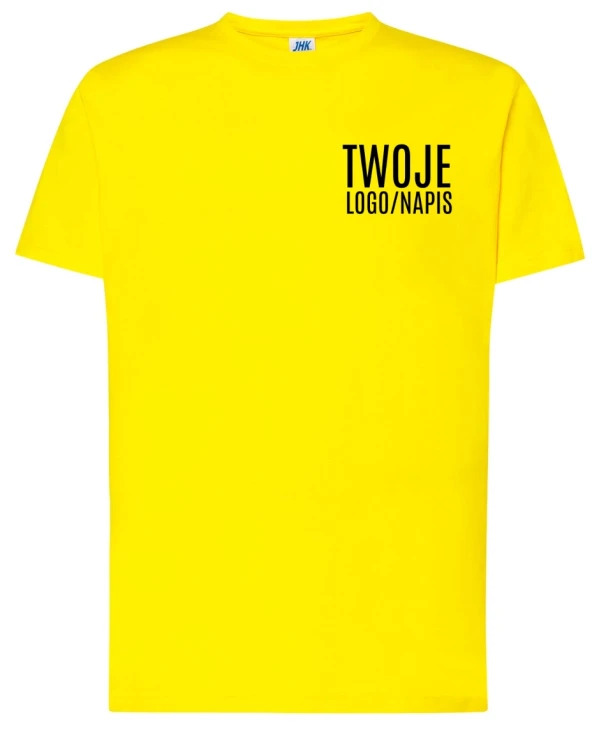 złota koszulka promocyna z logiem.webp
