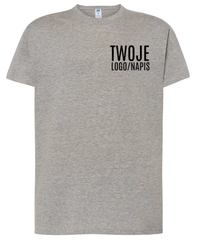 koszulka jasny grafit z logiem firmowym.webp