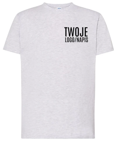 melanżowa koszulka robocza z logiem firmowym.webp