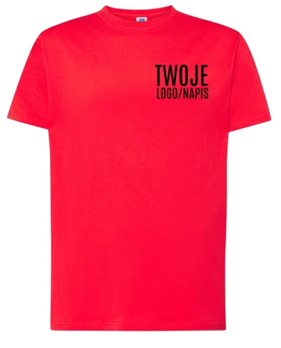 czerwona koszulka promocyjna z logiem.webp