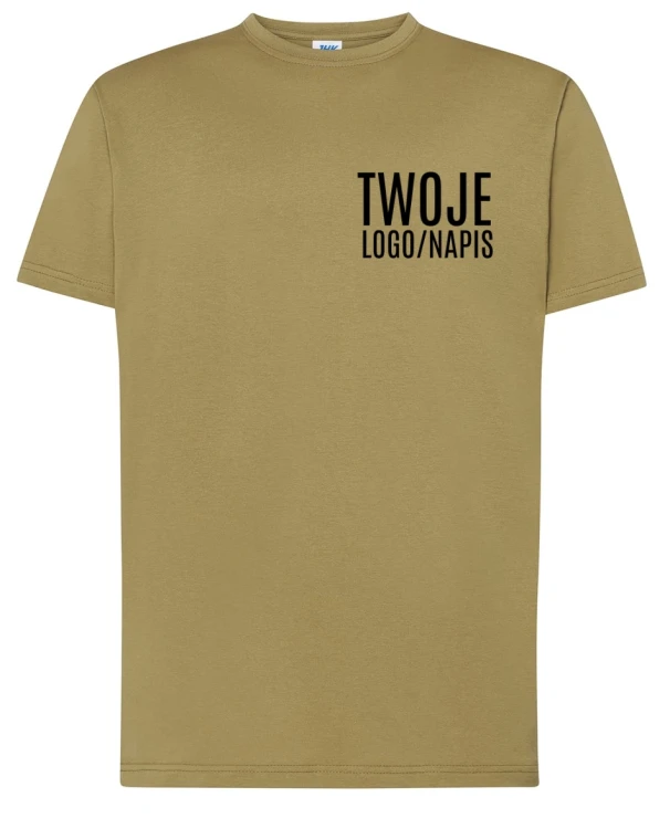 koszulka zielona militarna z logiem firmowym.webp