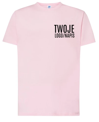 RÓŻOWA KOSZULKA BIZNESOWA Z LOGIEM WŁASNEJ FIRMY.webp