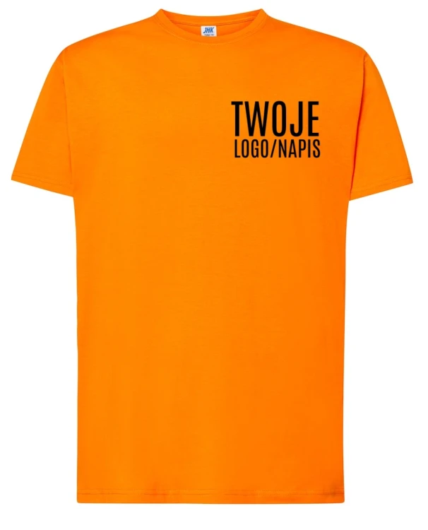 pomarańczowa koszulka firmowa dla firmy.webp