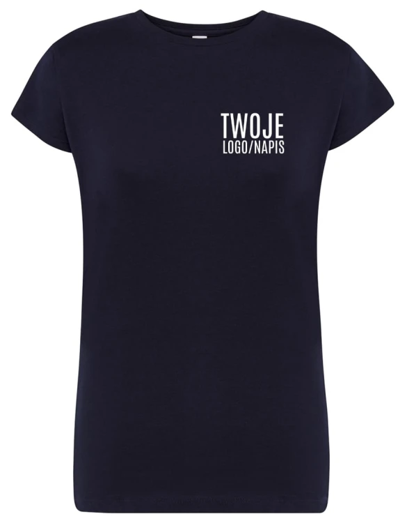 Reklamowa damska koszulka z logo.jpg