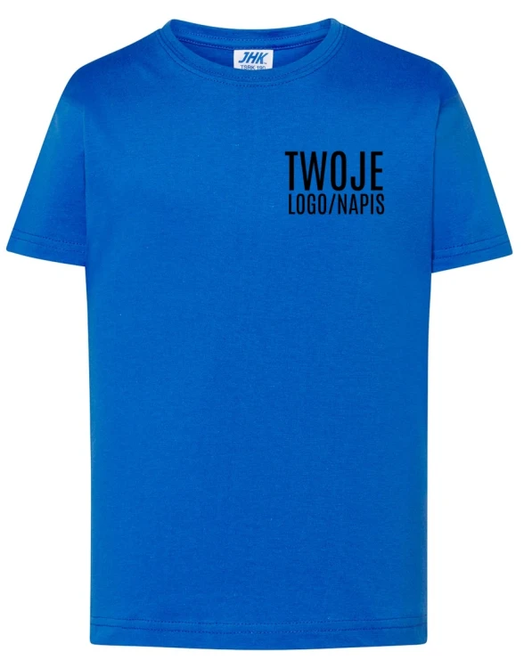 niebieska koszulka firmowa z logiem.webp