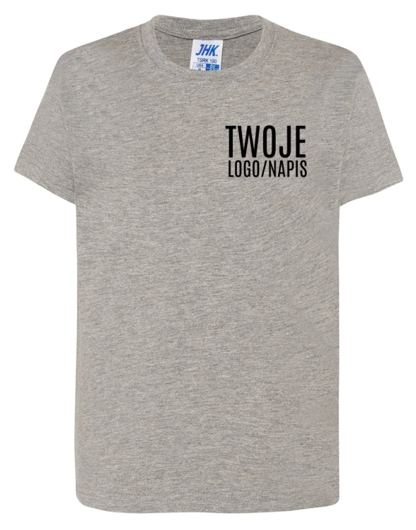 szara koszulka firmowa z logiem.webp