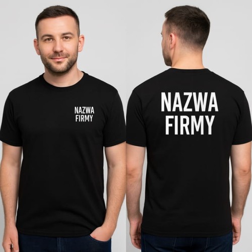 Czarna koszulka reklamowa z logiem firmy.jpg