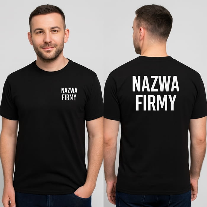 Czarna koszulka reklamowa z logiem firmy.jpg